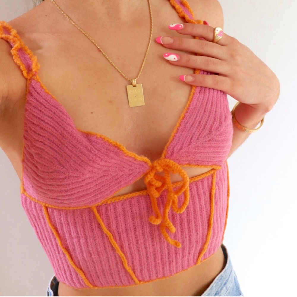 Crochet crop top